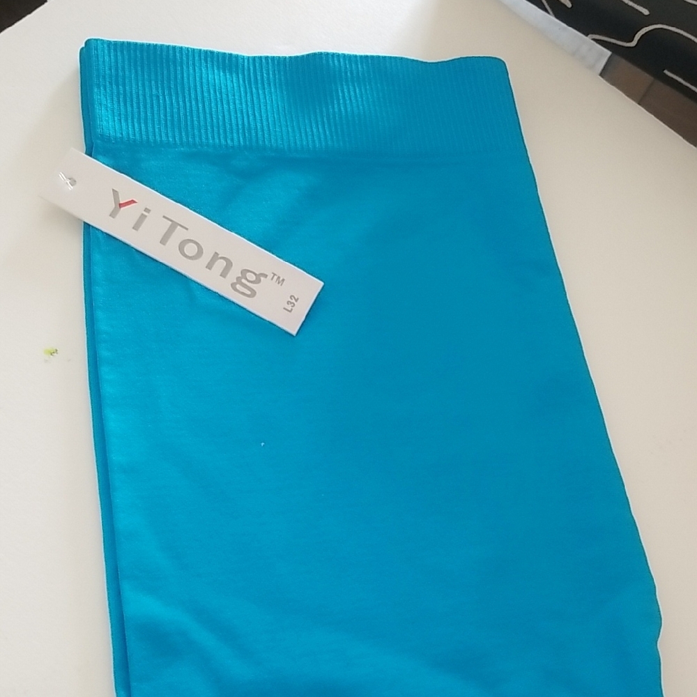 YiTong Blue Leggings - Ladies Slim Fit - One Size Fits All - NWT